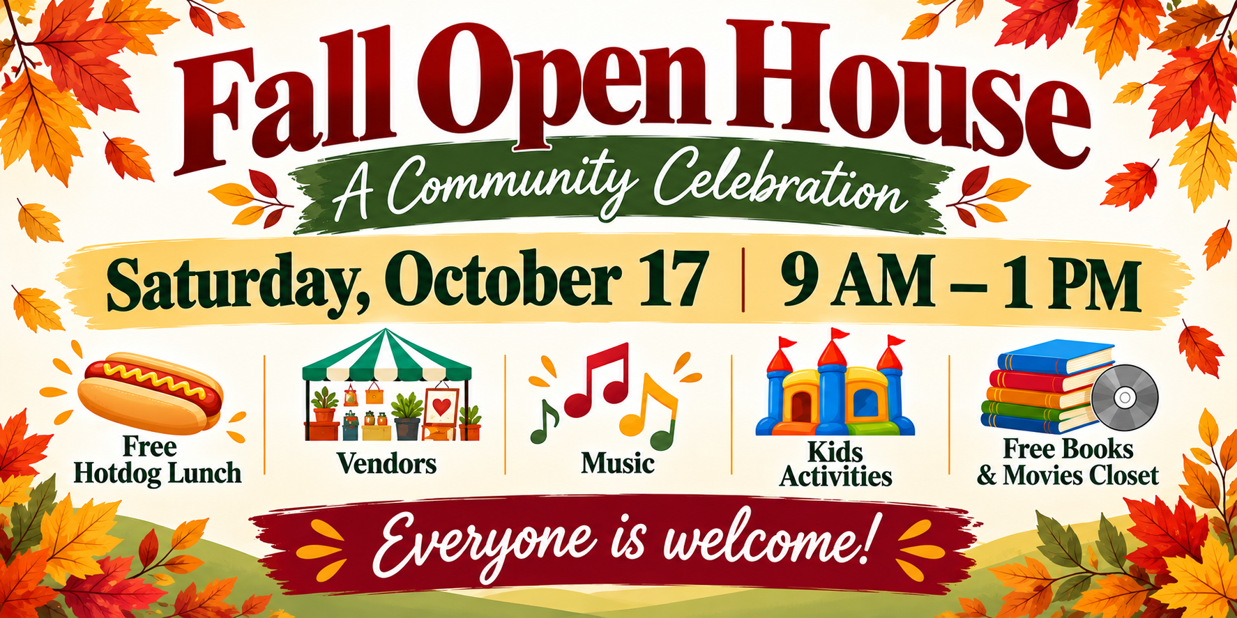 fall open house community celebration